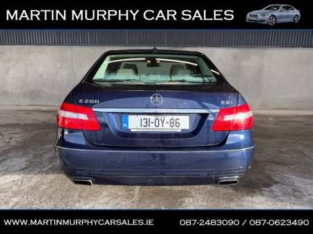 2013 Mercedes-Benz E Class 200 CDI BLUE EFFICIENCY AVANTGARDE ECO 4DR A €6,950