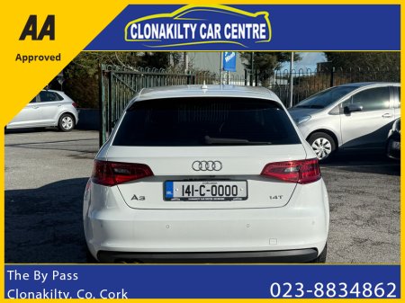 2014 Audi A3 Sportback One Owner Audi A3 Sportback 1.4Petrol Tfsi Automa €12,950 thumbnail