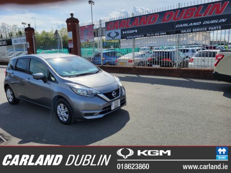 2017 Nissan Note (2yr warranty) 1.2 petrol Auto Low Kms €11,499
