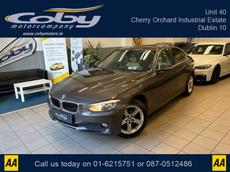 2015 BMW 3 Series 2.0 Saloon 4DR AUTO. New NCT done before collection. Full Leather, Alloy Wheels, Dual Climate Control, Rear Parking Sensors, Bluetooth, MFSW, Automatic Lights & Wipers and more. €8,950