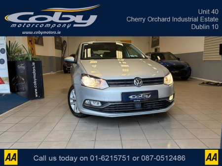 2014 Volkswagen Polo 1.0 75HP MANUAL 5SPEED 5DR. NCT & TAX, Sat Nav, Alloy Wheels, Car Play, Touch Screen, MFSW, Air Con, AUTO Wipers, Full Electrics, 2 Keys, Folding Rear Seats, Luggage Cover and more. €9,950 thumbnail