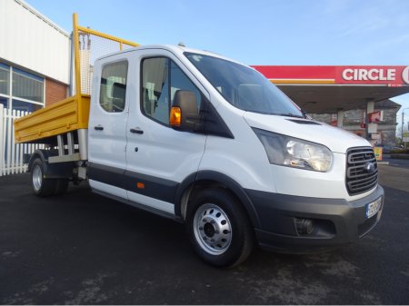 2017 Ford Transit 7 Seater Crew Cab Tipper 9ft