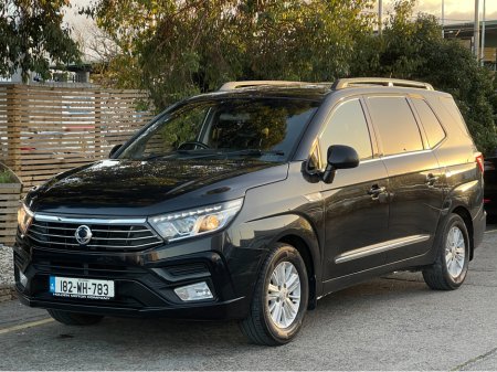 2018 Ssangyong Rodius TURISMO EX 7 SEATER..warranty included..finance provided €13,900