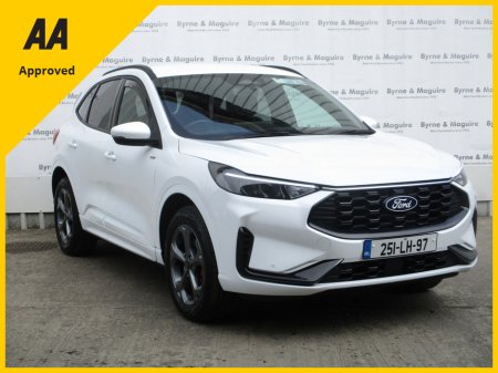2025 Ford Kuga SAVE €€€€€  DEMO MODEL ST-LINE 5DR 2.5 PHEV 243 S6.  TOP SPEC MODEL AND IN SHOWROOM CONDITION. 12 MONTHS WARRANTY AND 12 MONTHS AA COVER !! €45,950