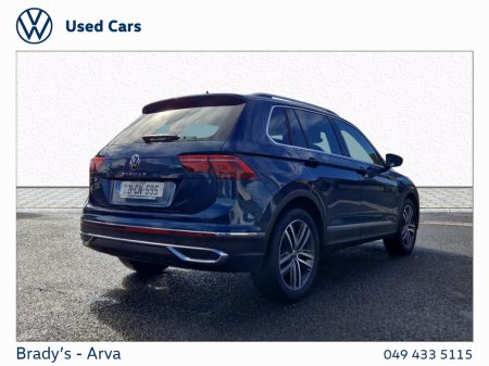 2022 Volkswagen Tiguan ELEGANCE 2.0 TDI 150BHP M6F 5DR €38,950