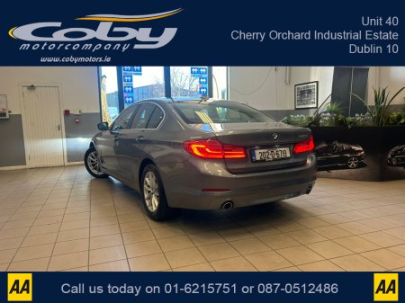 2020 BMW 5 Series 2.0 Diesel Saloon 4DR AUTO. NCT, Full Leather, Only 61km, Alloy Wheels, Dual Climate Control, Paddle Shift, Mirror Link, Parking Sensors, Bluetooth, MFSW, Automatic Lights & Wipers and more. €32,950