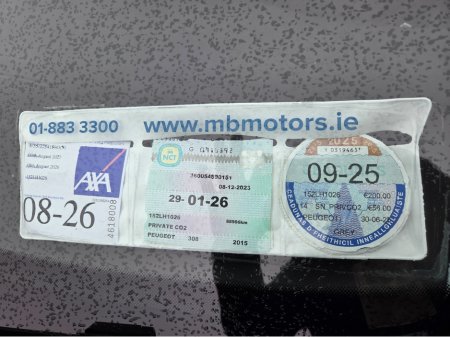 2015 Peugeot 308 ACCESS 1.2 82 BHP 4DR €6,950