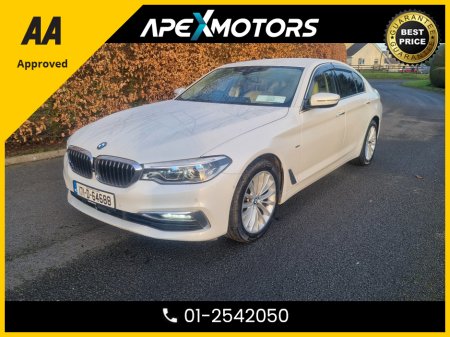 2017 BMW 5 Series FINANCE ARRANGED * FULLY LOADED WITH EXTRAS * LEATHER POWERED AND HEATED SEATS * AA APPROVED * 101 SAFETY CHECKLIST * AUTOMATIC (DSG) * IMMACULATE * HEATED SEATS ( FRONT and REAR) * CAMERA FWD and REV €23,949
