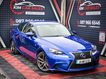 2014 Lexus IS 300 h IS300 H F SPORT 4DR AUTO €10,950 thumbnail