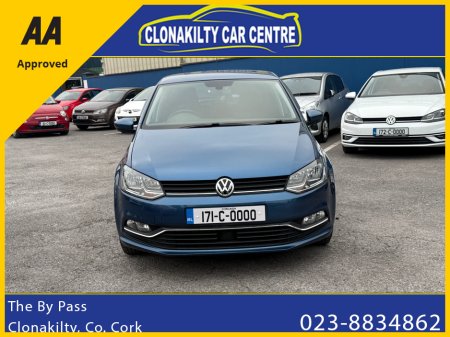 2017 Volkswagen Polo Low Mileage(only44,501kms)Vw Polo 1.2 Petrol Auto €13,950