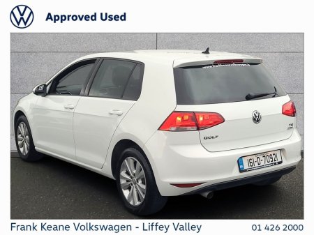2016 Volkswagen Golf COMFORTLINE AUTO 1.2TSI 115BHP *REAR VIEW CAMERA* *WHITE* *NEW NCT* *12 MONTHS FRANK KEANE WARRANTY* *FINANCE AVAILABLE* €15,995