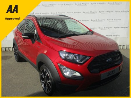 2023 Ford Ecosport ACTIVE HIGH SPEC WITH LOW KMS WITH FULL BLACK LEATHER REAR REVERSING CAMERA FULLY SERVICED WITH 12 MONTHS WARRANTY AND 12 MONTHS AA COVER.