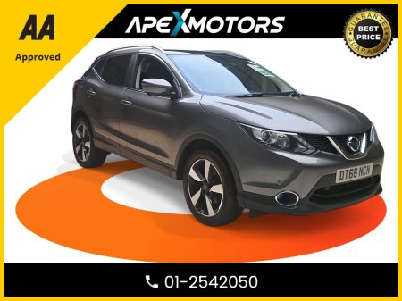 2017 Nissan Qashqai FINANCE ARRANGED * TOP-SPEC N-CONNECTA 110PS 5DR * NEW NCT OCT-27 * IMMACULATE * 8-STAMPS SERVICE HISTORY * AA APPROVED * 101 SAFETY CHECKLIST * LOW LOW MILES * CRUISE CONTROL  01-2542050