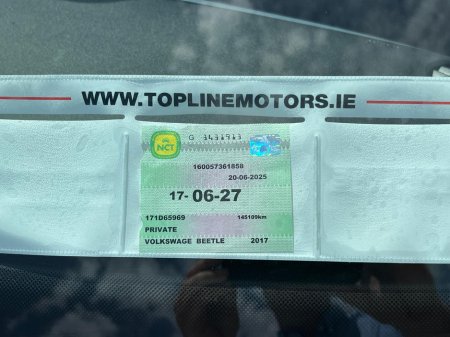 2017 Volkswagen Beetle ==STUNNING CAR//1.2TSI//AUTO//NEW NCT//IMMACULATE-- €14,500