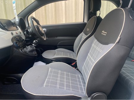 2020 Fiat 500 1.2 LOUNGE 69BHP 3DR €14,999