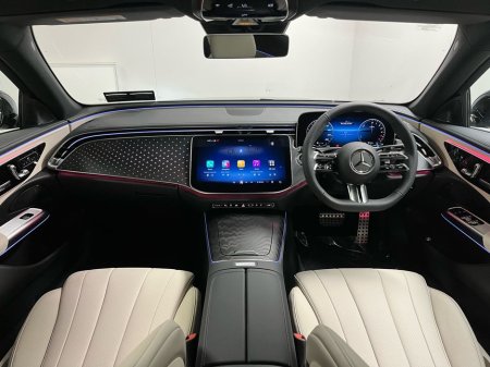 2026 Mercedes-Benz E Class 300de AMG - 19 Inch Alloys - Panoramic Sunroof - Reversing Camera - Ambient Lighting - Sat Nav - Climate Control - Electric Heated Memory Seats - Keyless Start - Apple CarPlay/Android Auto €91,288