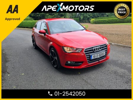 2015 Audi A3 FINANCE ARRANGED * 2.0 TDI SPORT 5DR 150PS * NCT FEB-27 * NEW TIMING BELT * IMMACULATE * LOW LOW MILES * 2-KEYS * LOW TAX * CAREFUL LADY OWNER * CARTELL HISTORY CHECKED * FULLY SERVICED * 01-2542050