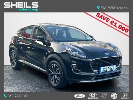 2022 Ford Puma 1.0L EcoBoost Hybrid 125PS Titanium Auto €23,450