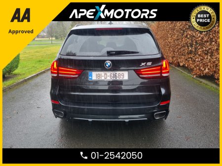 2018 BMW X5 FINANCE ARRANGED * X-DRIVE 30D M SPORT AUTO * 4WD * 7-SEATER * NEW NCT DEC-27 * IMMACULATE * 8-STAMPS SERVICE HISTORY * AA APPROVED * 101 SAFETY CHECKLIST * AUTOMATIC * HEATED SEATS * COLOUR REVERSE €49,949 thumbnail
