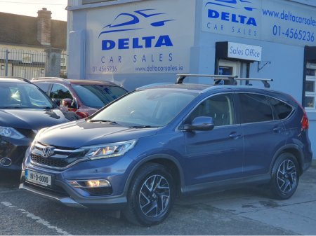 2016 Honda CR-V SE + NAV 1.6 I-DTEC 120BHP NCT 12/26 FINANCE AVAILABLE @ €63 PER WEEK 2 KEYS/ BLUETOOTH/ SAT NAV/ REVERSE CAMERA/ TOUCH SCREEN MEDIA/ HISTORY CHECKED €13,900