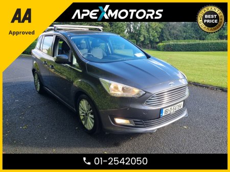 2016 Ford Grand C-Max FINANCE ARRANGED * 1.5 TDCI TITANIUM 120 5DR * TOP-SPEC 7-SEATER MPV * LOW LOW MILES * NCT JUL-26 * LOW TAX APR-26 * 2-KEYS * STAMPED SERVICE HISTORY * AA APPROVED * 101 SAFETY CHECKLIST * IMMACULATE
