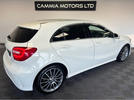 2013 Mercedes-Benz A Class MERCEDES-BENZ A CLASS A180 AMG LINE 1.6 PETROL AUTO*ALCANTRA/LEATHER BUCKET SEATS*REVERSE CAMERA & PARKING SENSORS*BLUETOOTH AUDIO*ELECTRIC FOLDING MIRRORS*TRADE INS WELCOME* €12,950