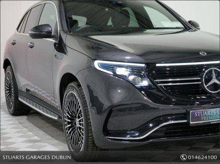 2023 Mercedes-Benz EQC EQC 400 AMG LINE: SELENITE GREY METALLIC WITH BLACK LEATHER, SUNROOF, 21” DIAMOND CUT TURBINE ALLOYS, SIDE RUNNING BOARDS, KEYLESS ENTRY €44,945 thumbnail