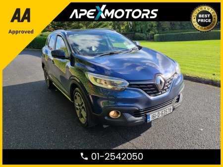 2016 Renault Kadjar FINANCE ARRANGED * 1.5 DCI DYNAMIQUE S NAV 110BHP 5DR * AA APPROVED * 101 SAFETY CHECKLIST * IMMACULATE * TOP-SPEC 5DR SUV * NCT OCT-25 * LOW TAX * 12-MONTH ROADSIDE ASSIST * 7-STAMPS SERVICE HISTORY