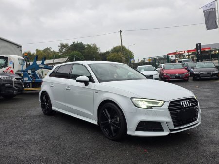 2018 Audi A3 S-LINE EDITION 1.4 TFSI FACE-LIFT- SMARTPHONE INTERFACE- SATNAV - VIRTUAL COCKPIT - NAVIGATION REVERSING CAMERA -BLIND SPOT - PARKING SENSORS- LEATHER €21,950