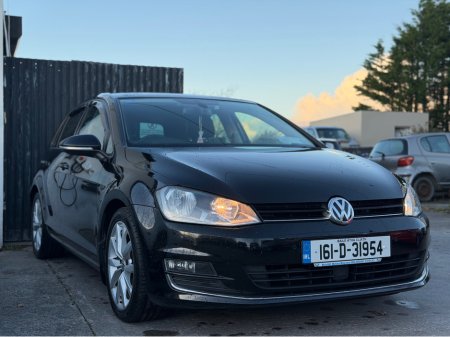 2016 Volkswagen Golf 2yr NCT- HIGHLINE 1.6 TDI MANUAL 5SPEED 5DR 110HP 5 - 4 New Tyres €13,500