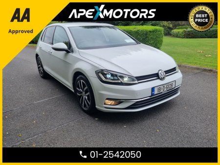 2018 Volkswagen Golf FINANCE ARRANGED * 1.4 HIGHLINE  * AUTOMATIC * NEW NCT SEP-27 * LOW TAX * AA APPROVED  * 101 SAFETY CHECKLIST * 12-MONTH ROADSIDE ASSIST  * IMMACULATE * TOP-SPEC * LOW LOW KMs * ADAPTIVE CRUISE €19,949