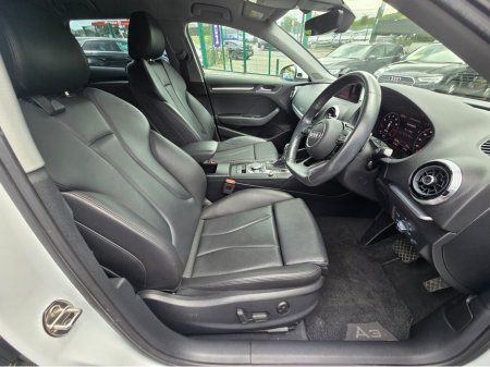 2018 Audi A3 1.4 TFSI -FULL LEATHER PACK SMARTPHONE INTERFACE- SATNAV - VIRTUAL COCKPIT - NAVIGATION REVERSING CAMERA -BLIND SPOT - PARKING SENSORS- LEATHER €21,950