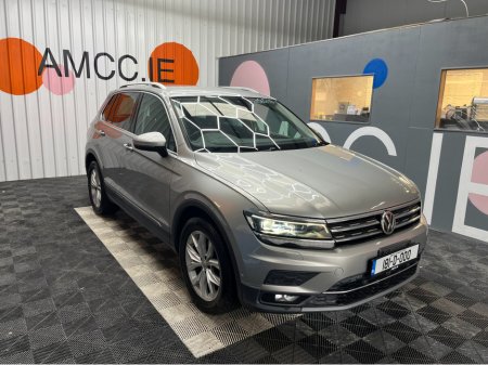 2018 Volkswagen Tiguan €23950! 2018 VOLKSWAGEN TIGUAN TDI 4MOTION HIGH LINE 2.0 AUTOMATIC / CRUISE CONTROL / 360° PARKING CAMERA / FRONT & REAR HEATED SEATS / PADDLE SHIFTERS €23,950