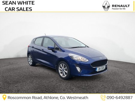 2018 Ford Fiesta 1.1 70PS 5M 4DR ZETEC €13,500