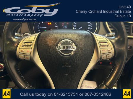 2017 Nissan Qashqai 1.5 Top Spec SV PREMIUM '17 5DR. NCT,Full Leather, Alloy Wheels, MFSW, Full Electrics, Reverse Cam,Parking Sensors, Cruise Control, Dual Climate Control, Sat Nav, Heated Seats, Luggage Cover and m €15,950 thumbnail