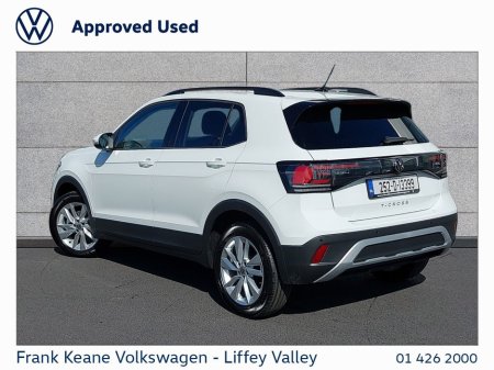 2025 Volkswagen T-Cross EDITION 75 1.0TSI 95BHP *PURE WHITE* *DELIVERY KMS* *252D REG* *BIG SAVINGS VS NEW CAR* *WHILE STOCKS LAST* *PCP 3 YRS FROM €276PM* €29,995