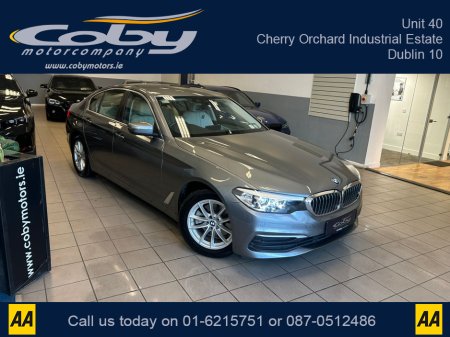 2020 BMW 5 Series 2.0 Diesel Saloon 4DR AUTO. NCT, Full Leather, Only 61km, Alloy Wheels, Dual Climate Control, Paddle Shift, Mirror Link, Parking Sensors, Bluetooth, MFSW, Automatic Lights & Wipers and more.