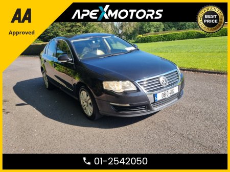 2008 Volkswagen Passat PETROL 4DR * TOP-SPEC HIGHLINE 115 * CREAM LEATHER * AA APPROVED * 101 SAFETY CHECKLIST * IMMACULATE * HEATED SEATS * CRUISE CONTROL * NEW NCT APR-26 * LOW TAX * 12-MONTH ROADSIDE ASSIST 01-2542050