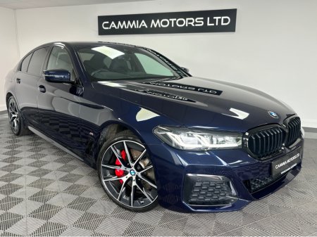 2021 BMW 5 Series BMW 5 SERIES 530E PLUG IN HYBRID PRO PACK M-SPORT*HEATED LEATHER ELECTRIC MEORY ADJUSTABLE BUCKET SEATS*AMBIENT LIGHTING*HEATED STEERING WHEEL*PARK ASSIST & 360 CAMERAS*HARMAN KARDON*FINANCE AVAILABLE €39,950
