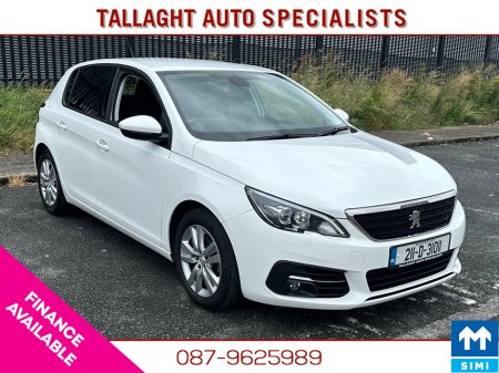 2021 Peugeot 308 ACTIVE PACK 130Bhp €14,593