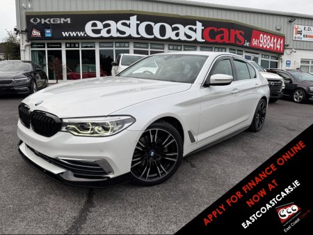 2018 BMW 5 Series ( 182 REG 523D  LUXURY UPGRADED PACK EDITION FULL LEATHER ELECTRIC HEATED SEATS - 360 REVERCE CAMERA -  PRIVACY GLASS
