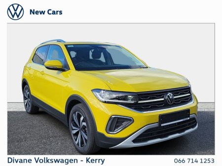 2025 Volkswagen T-Cross STYLE 1.0 PETROL 115BHP €35,000