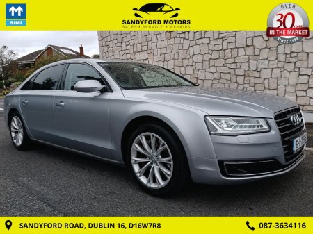 2016 Audi A8 LWB 3.0 TDI 262BHP Quatt TIP SE EX 4D