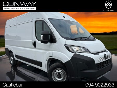 2026 Citroen Relay L2H2, ex vat, on scrappage, 120bhp, 5 year or 200k warranty.
