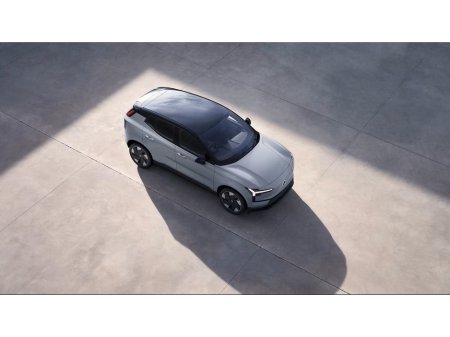 2026 Volvo EX30 Vapor Grey Extended Range Plus with Indigo interior thumbnail