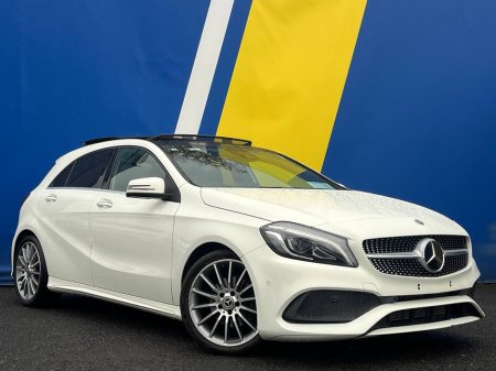 2018 Mercedes-Benz A Class A180 AMG-LINE 1.6 AUTO // OPENING PANORAMIC SUNROOF // COMPLETE SERVICE HISTORY // HEATED AMG-LINE SEATS €21,950