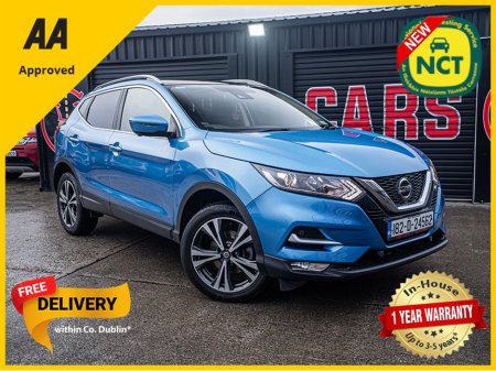2018 Nissan Qashqai 182 Qashqai 1.5dci/High spec/New NCT/1yr warranty €16,888