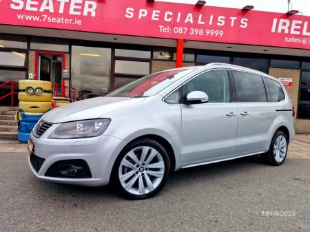 2021 SEAT Alhambra 2.0 DIESEL  150 BHP LEATHER, AUTOMATIC LOW MILEAGE €32,900