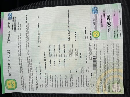 2011 Toyota Avensis 2.0 D-4D STRATA DPF 4DR €4,995 thumbnail