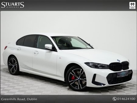 2025 BMW 3 Series *BIGGER BATTERY, PRO, TECH, VISIBILITY AND COMFORT PACK* 19.5KW BATTERY. UP TO 101KM EV RANGE: 330E M-SPORT ALPINE WHITE, ADAPTIVE LED HEADLIGHTS, A €53,945